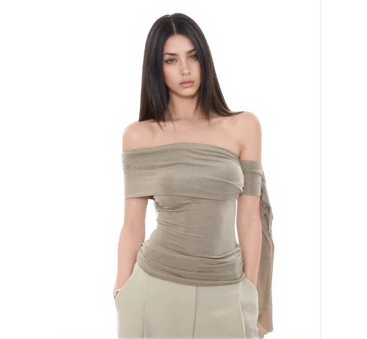 Slim Fit Crop Top – Sweet & Spicy Waist-Slimming Tee-SH-TOP-007