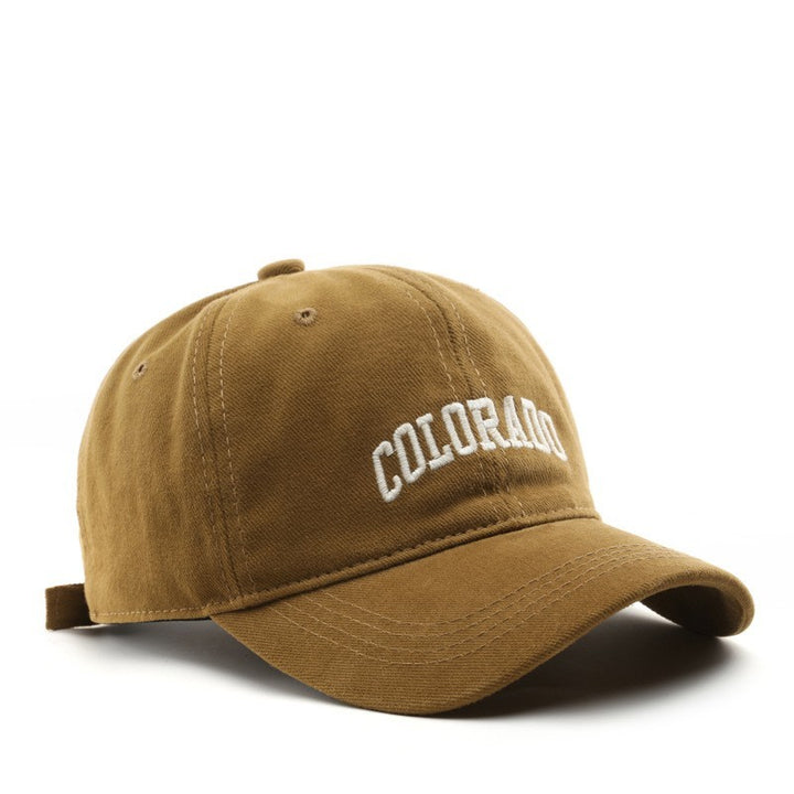 Cotton Baseball Cap for Adults – Breathable & Sunscreen with Curved Brim