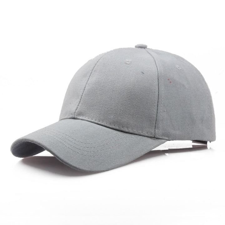 Simple Cotton Twill Baseball Cap - Adjustable Unisex Hat