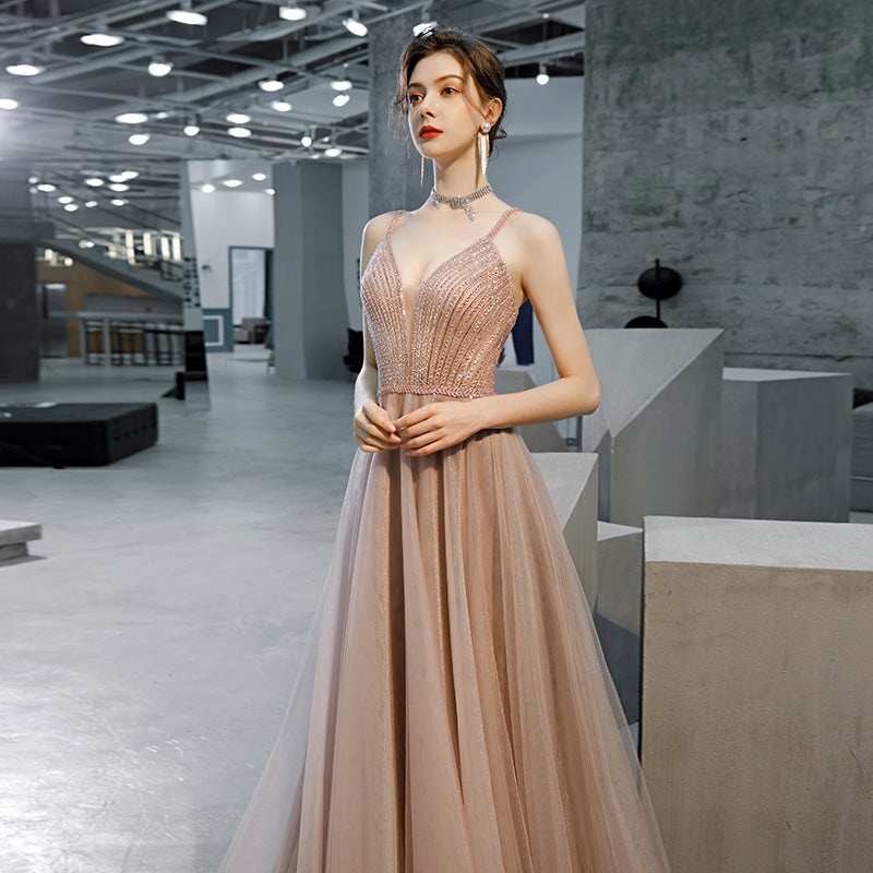 Host Evening Dress Heavy Industry High-end Temperament - JOcaste