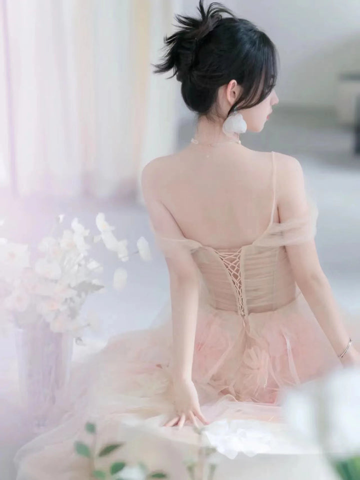 فستان Fairy FARCENT Banquet بدون أكتاف