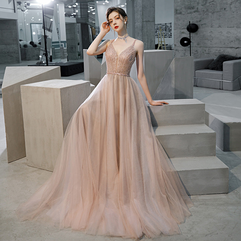 Host Evening Dress Heavy Industry High-end Temperament - JOcaste