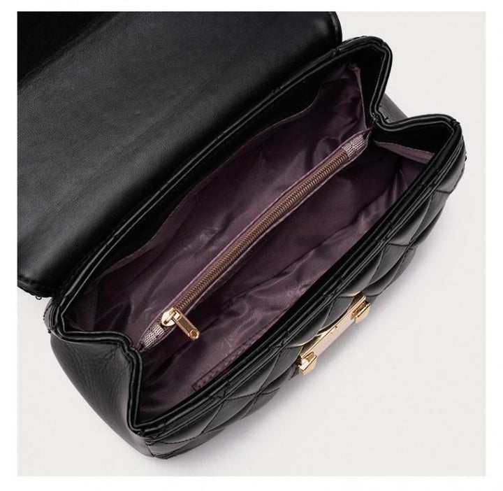 Women’s Small Chain Crossbody Bag – Elegant One-Shoulder PU Leather Handbag-SH-BG001