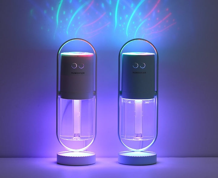 USB Portable Humidifier – Quiet Mist Air Purifier for Bedrooms, Cars, and Living Rooms | 200ML Water Tank