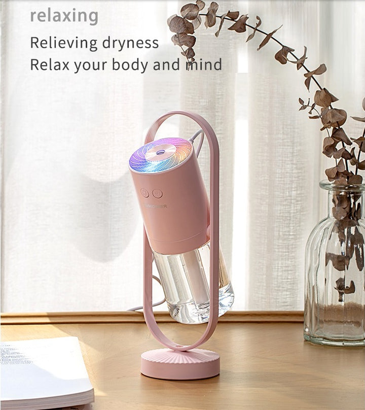 USB Portable Humidifier – Quiet Mist Air Purifier for Bedrooms, Cars, and Living Rooms | 200ML Water Tank