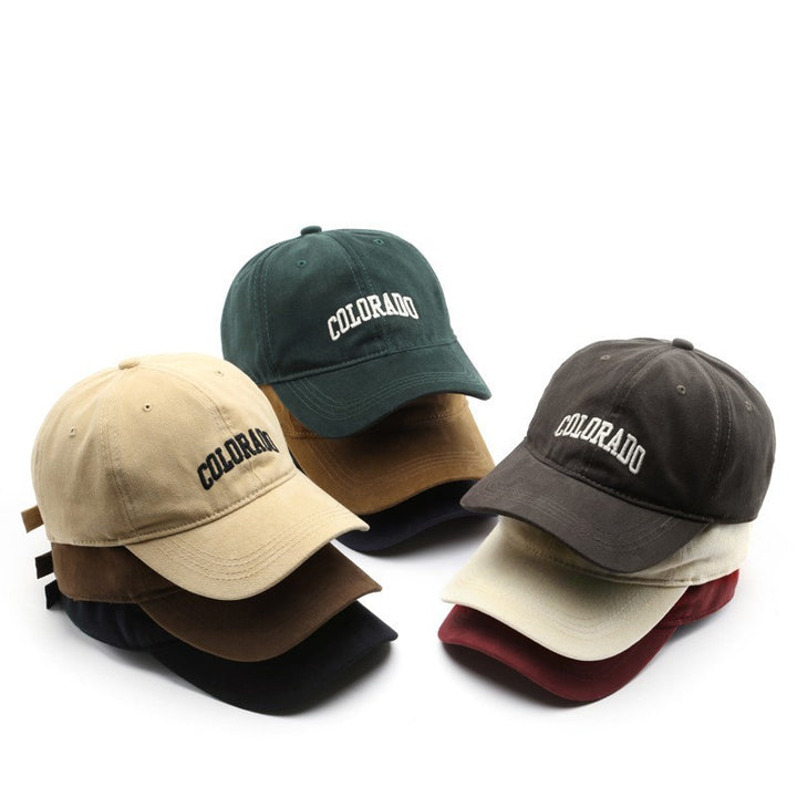 Cotton Baseball Cap for Adults – Breathable & Sunscreen with Curved Brim
