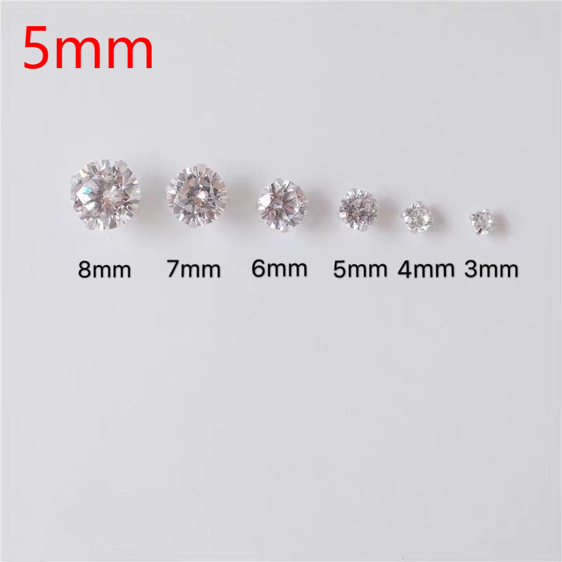 S999 Sterling Silver Four-Claw Stud Earrings – Simple Unisex Anti-blocking Design-SH-FJ-010