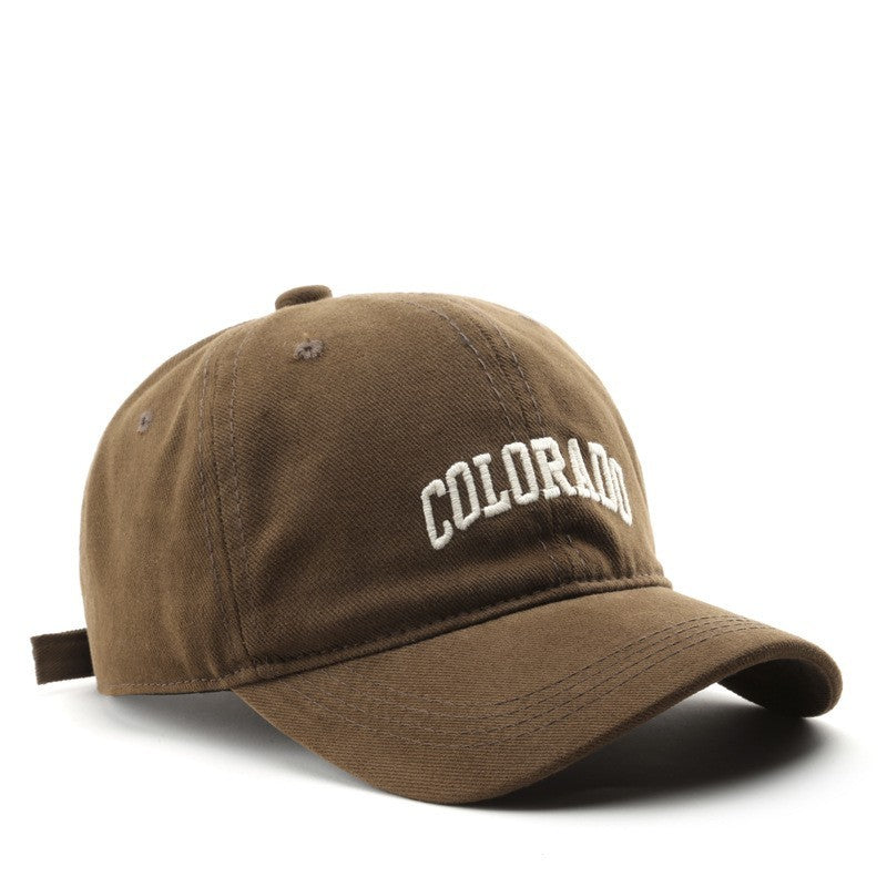 Cotton Baseball Cap for Adults – Breathable & Sunscreen with Curved Brim