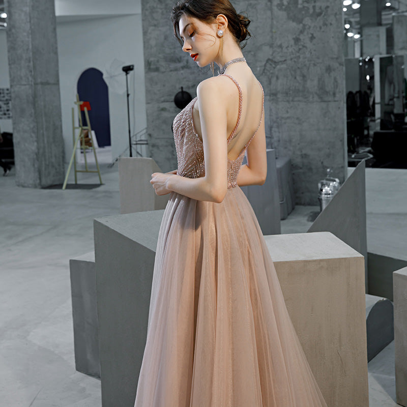 Host Evening Dress Heavy Industry High-end Temperament - JOcaste