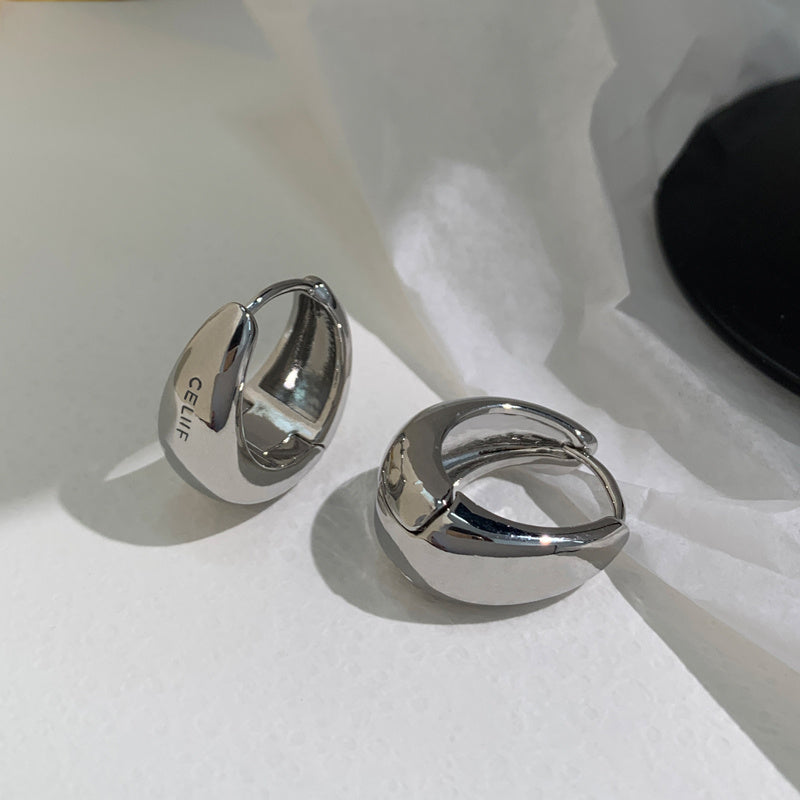 Minimalist Hollow Drop Earrings – Gold & Silver Plated Options-SH-FJ-001
