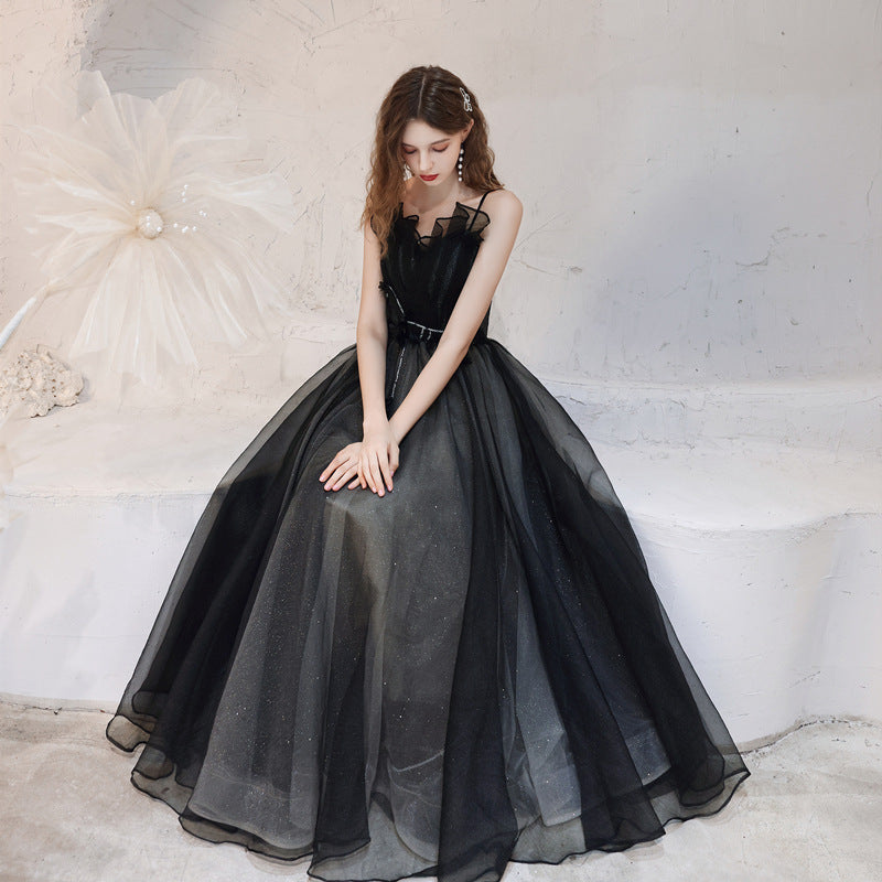Small People Show Thin Student Art Test Temperament Socialite Banquet Dress - JOcaste