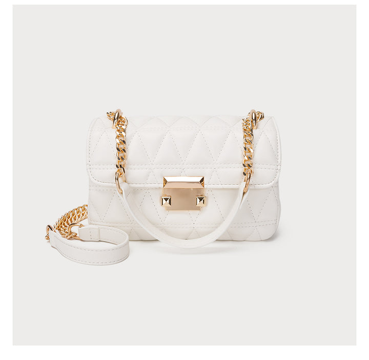 Women’s Small Chain Crossbody Bag – Elegant One-Shoulder PU Leather Handbag-SH-BG001