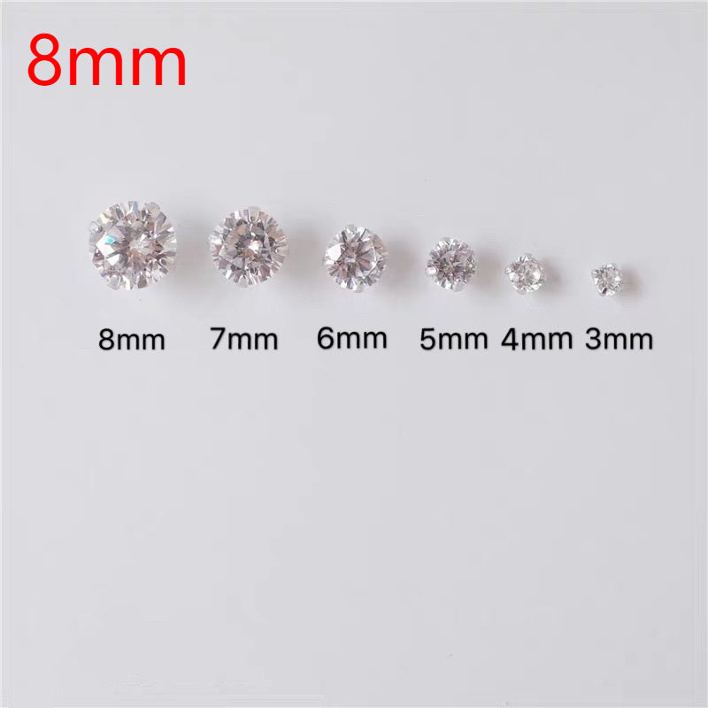 S999 Sterling Silver Four-Claw Stud Earrings – Simple Unisex Anti-blocking Design-SH-FJ-010