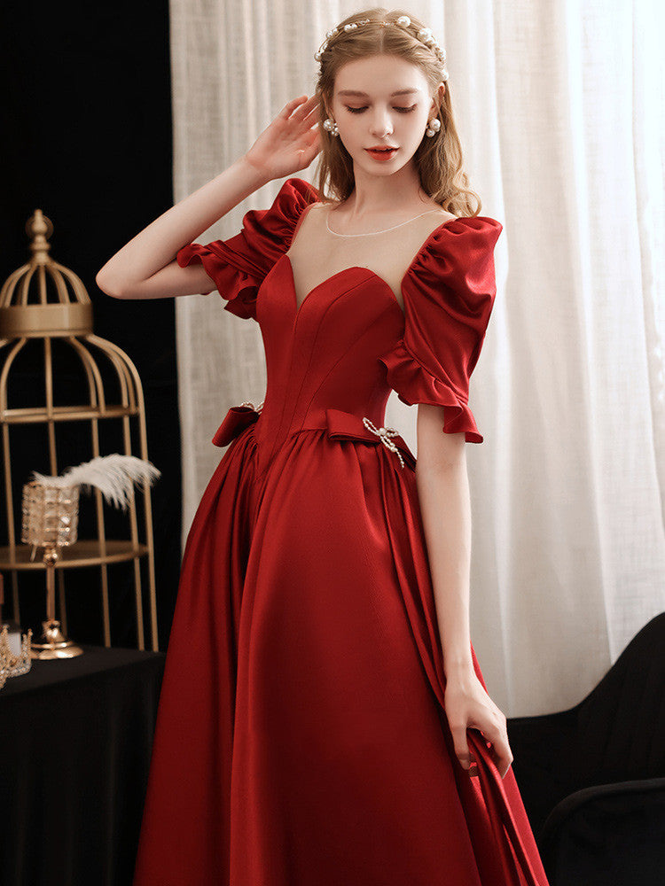 Princess Skirt Engagement Banquet Temperament Full Dress - JOcaste