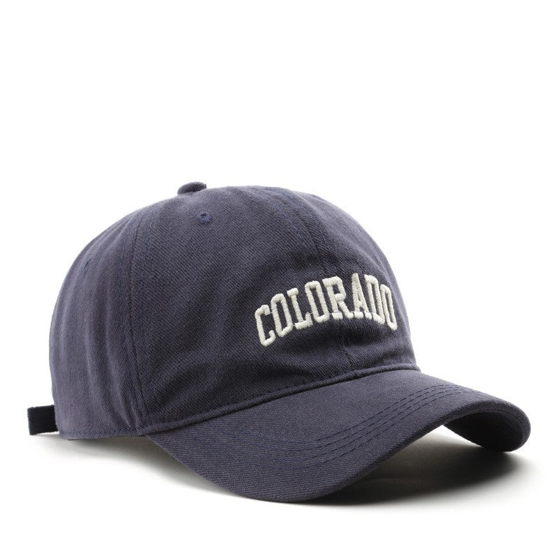 Cotton Baseball Cap for Adults – Breathable & Sunscreen with Curved Brim