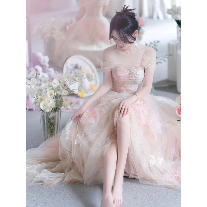 فستان Fairy FARCENT Banquet بدون أكتاف