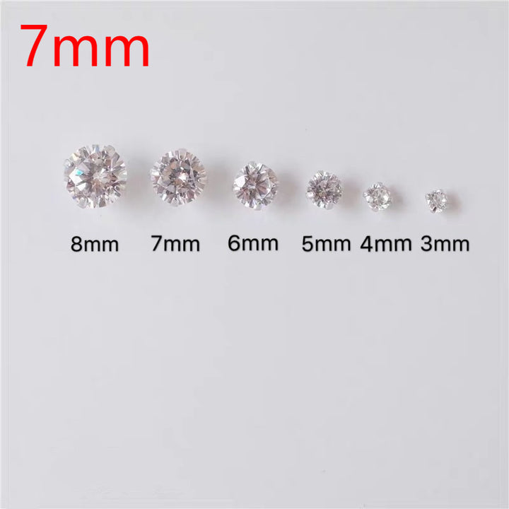 S999 Sterling Silver Four-Claw Stud Earrings – Simple Unisex Anti-blocking Design-SH-FJ-010