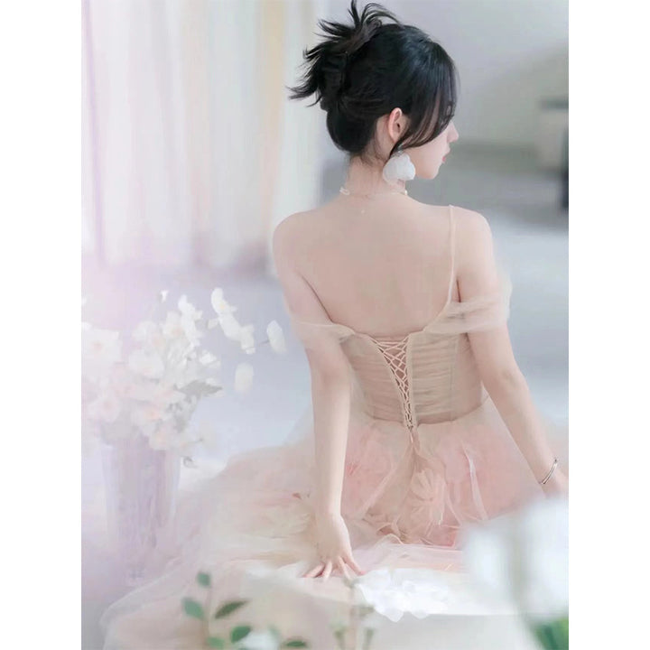 فستان Fairy FARCENT Banquet بدون أكتاف
