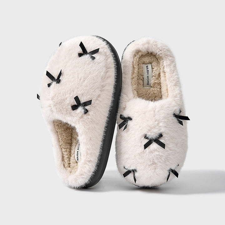Plush-Lined Slippers for Women – Cozy & Cute Indoor Footwear