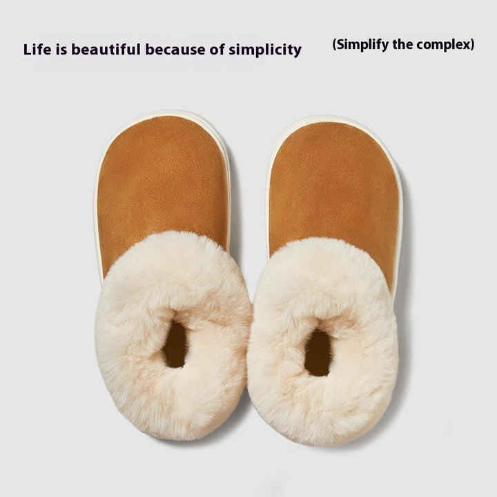Cozy Plush Cotton Shoes for Courtyard | Stylish and Comfortable, Sizes 36-41