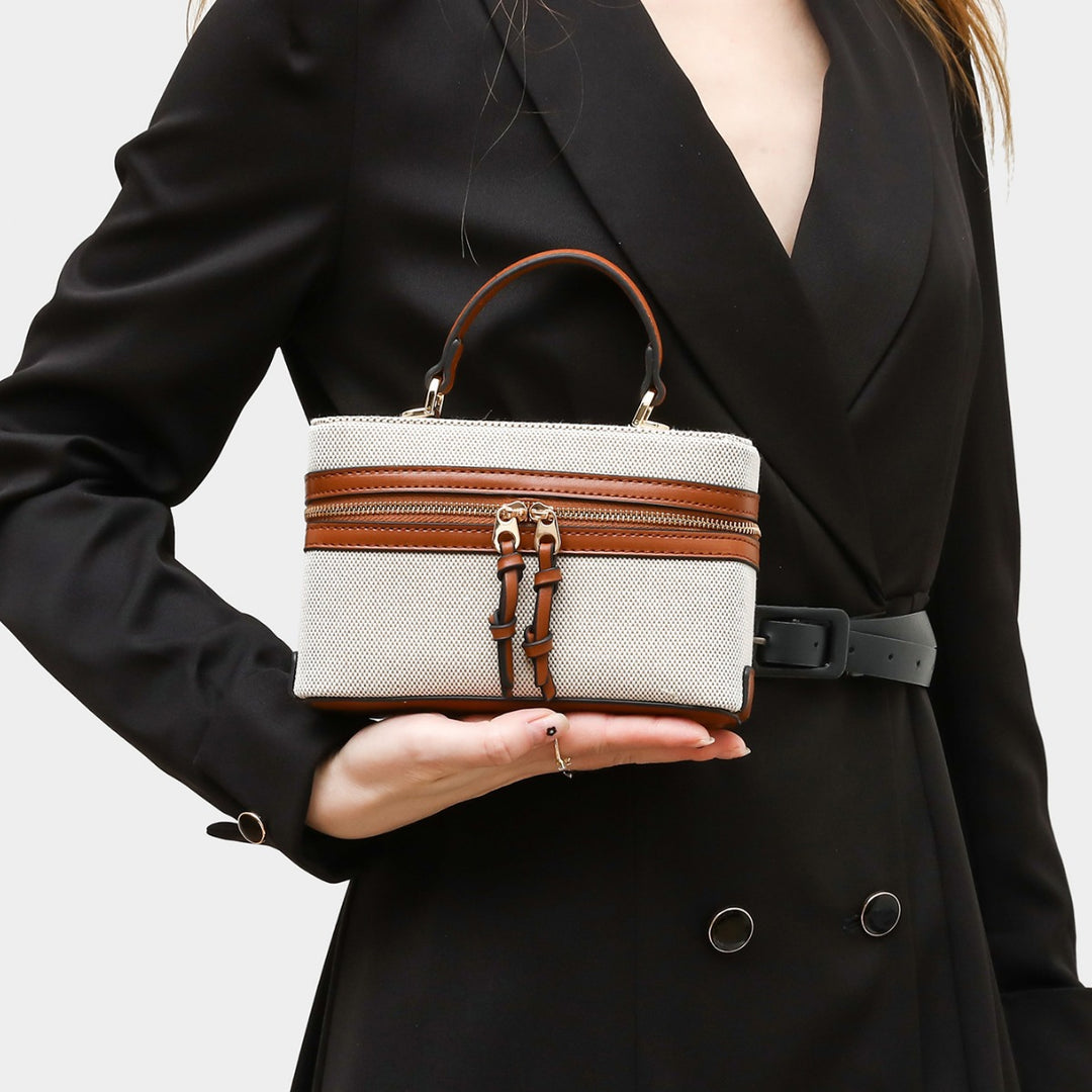 Trendy Small Square Crossbody Bag – One-Shoulder Flap PU Leather Handbag-SH-BG-005