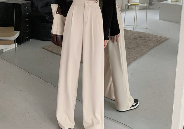 Women's High Waist Wide Leg Suit Pants-SH-BT-011