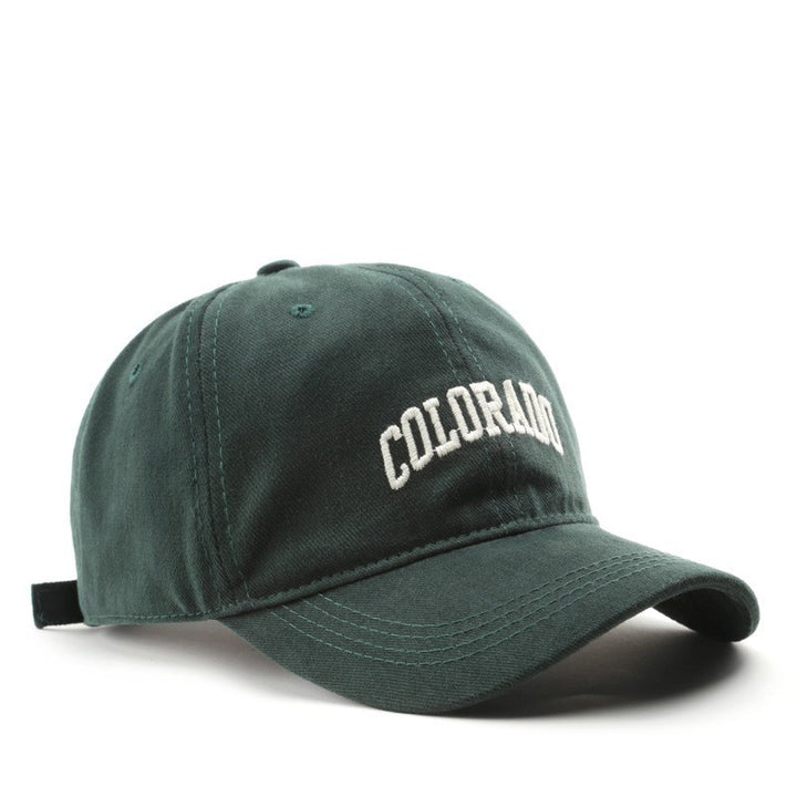 Cotton Baseball Cap for Adults – Breathable & Sunscreen with Curved Brim