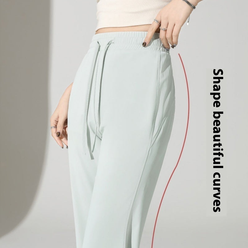 Women's UPF150 Slim Bootcut Trousers – Elastic Casual High-Protection Pants-SH-BT-010