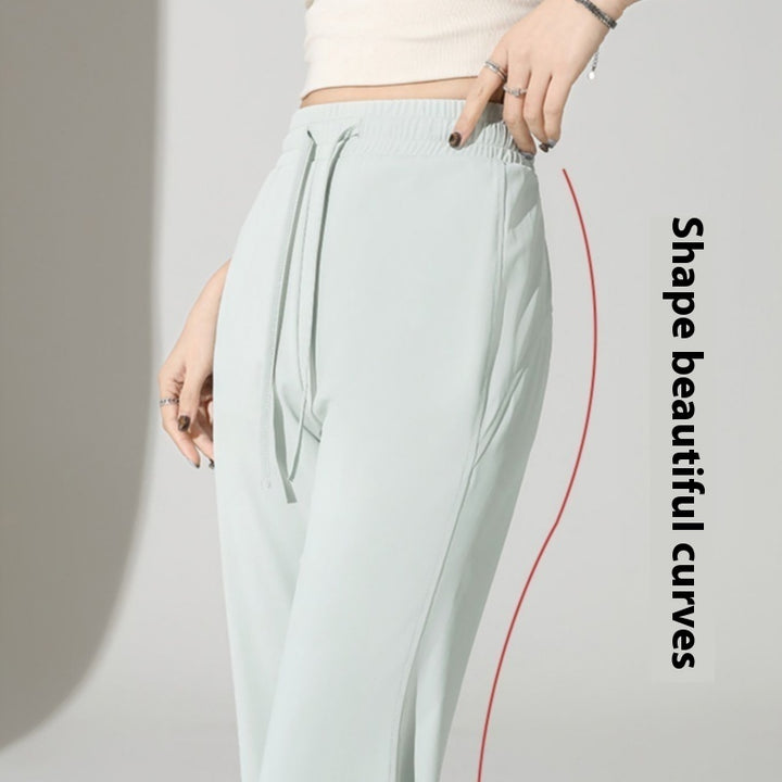 Women's UPF150 Slim Bootcut Trousers – Elastic Casual High-Protection Pants-SH-BT-010