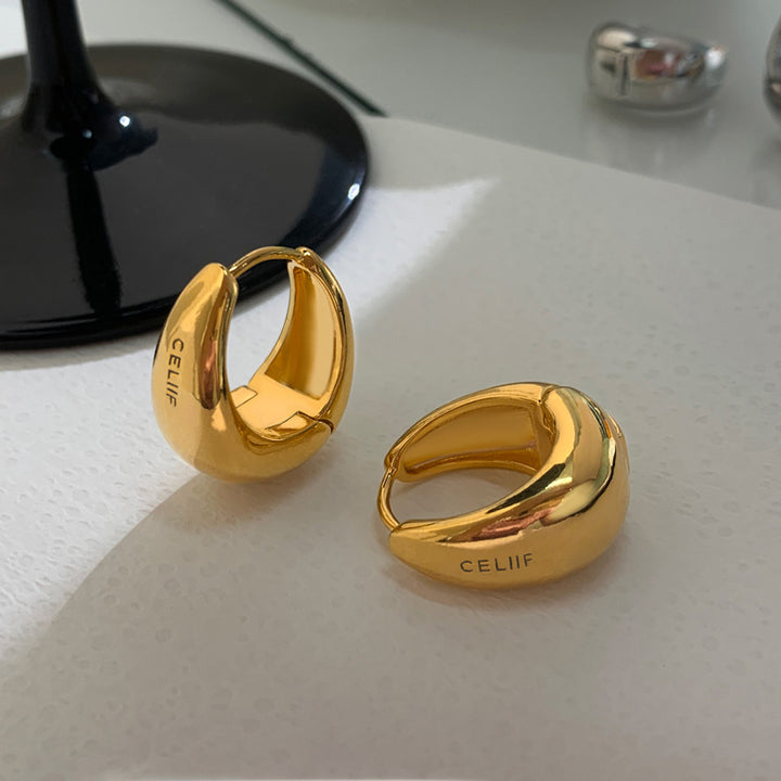 Minimalist Hollow Drop Earrings – Gold & Silver Plated Options-SH-FJ-001
