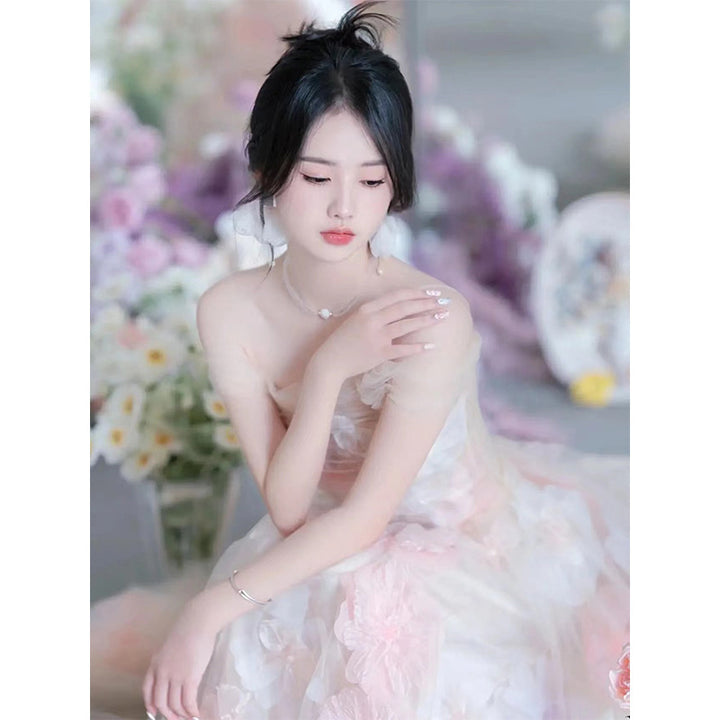 فستان Fairy FARCENT Banquet بدون أكتاف