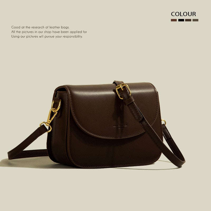 Casual PU Leather Small Square Crossbody Bag – Vertical Shoulder Bag for Women-SH-BG-006