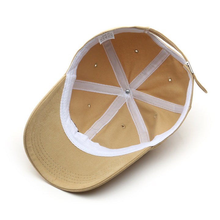 Cotton Baseball Cap for Adults – Breathable & Sunscreen with Curved Brim