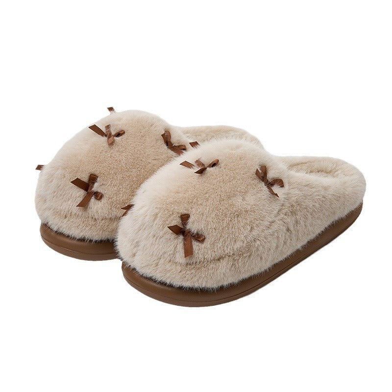 Plush-Lined Slippers for Women – Cozy & Cute Indoor Footwear
