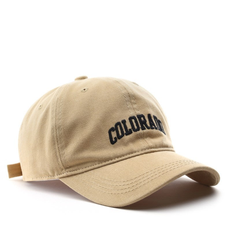 Cotton Baseball Cap for Adults – Breathable & Sunscreen with Curved Brim